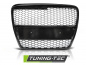 Preview: Upgrade Sportgrill / Kühlergrill für Audi A6 C6 (4F) 04-08 Hochglanz schwarz in Wabendesign